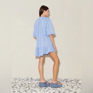 La Ponche Frill Dress Black